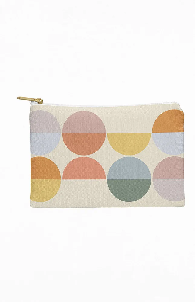 Circle Print Pouch