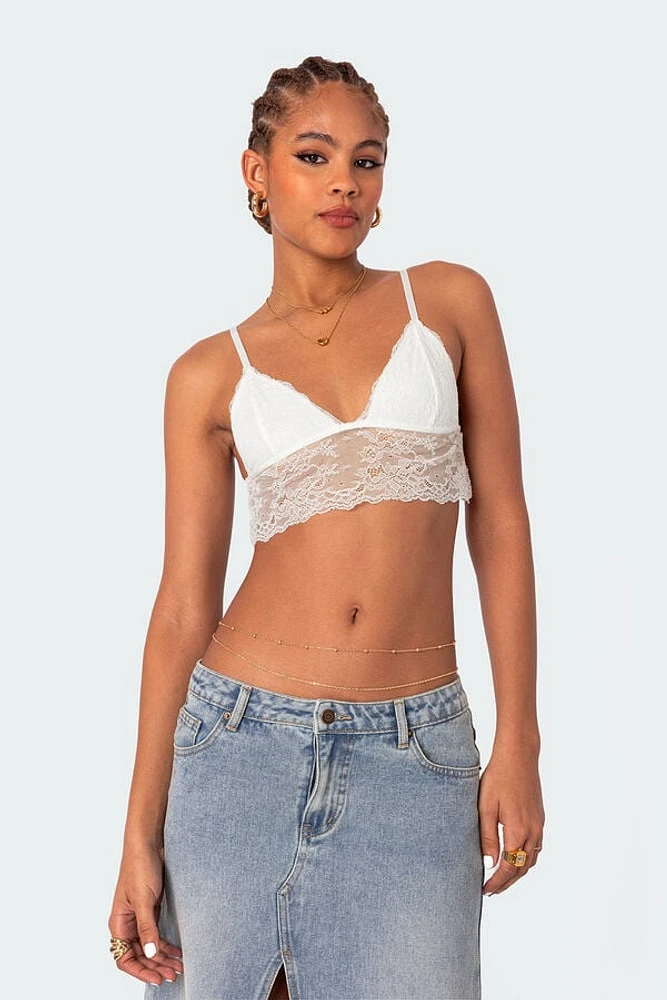 Edikted Greta Lace Bra Top