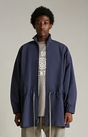 Fear of God Essentials Marine Military Nylon Mock Neck Anorak Jacket