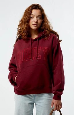 Obey Cross Stitch Collegiate Hoodie