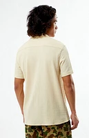 Pacsun Tan Pointelle Camp Shirt