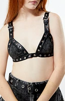 WEWOREWHAT Grommet Detail Bralette