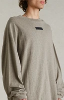 Fear of God Essentials Heather Grey Long Sleeve T-Shirt