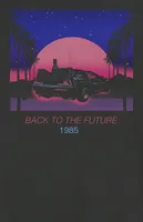 Neon Back To The Future Crew Neck Sweatshirt