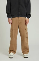 PacSun Tan Ripstop Baggy Cargo Pants