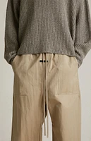 Fear of God Essentials Desert Sand Textured Nylon Utility Pants