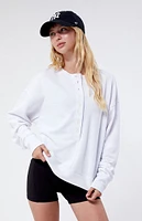 PacSun Fireside Easy Henley Sweatshirt