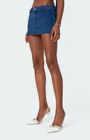 Edikted Sydnie Denim Micro Skort