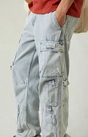 Pacsun Dylan Baggy Jeans Cargo Light Indigo