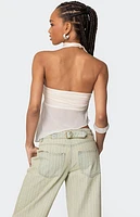 Edikted Asymmetric Two Piece Scarf Top