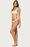 Edikted Enzo Crochet Bralette Bikini Top