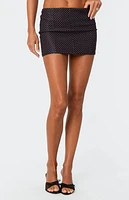 Edikted Laine Polka Dot Mini Skirt