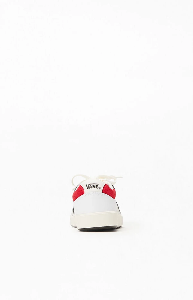 Red & White Leather Lowland CC Shoes