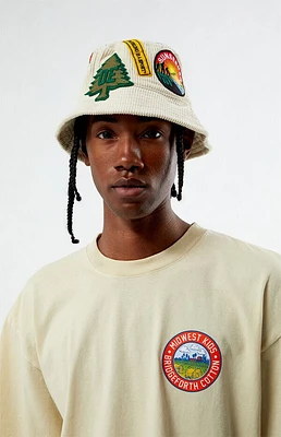 OYSTER EXPEDITION Patched Up Corduroy Bucket Hat