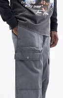 PacSun Dark Gray Baggy Ripstop Cargo Pants