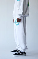 AWGE x Mercedes Benz White Sweatpants