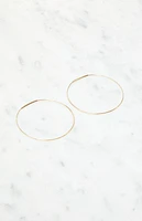 John Galt Thin Hoop Earrings