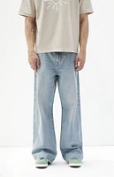 PacSun Light Wash Extreme Baggy Jeans