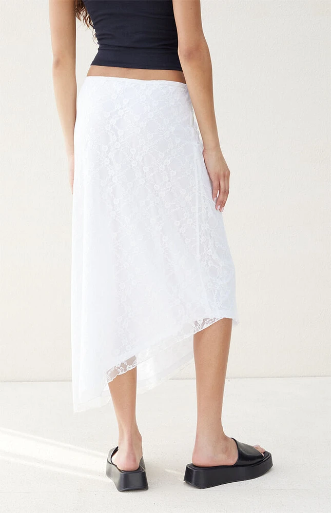 Beverly & Beck Lace Tiered Maxi Skirt