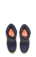 Timberland Women's Dark Blue Canvas Stone Street 6inch Lace-Up Waterproof Boots