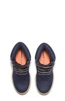 Timberland Women's Dark Blue Canvas Stone Street 6inch Lace-Up Waterproof Boots