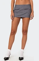 Edikted Magnolia Pinstripe Mini Skort