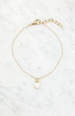 John Galt Gold Heart Bracelet