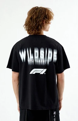 Formula 1 x Wildside Yohji Yamamoto PacSun Black Motion T-Shirt