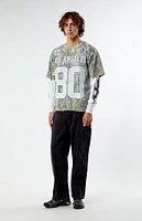 PacSun Camo LA Division 80 Layered Long Sleeve T-Shirt