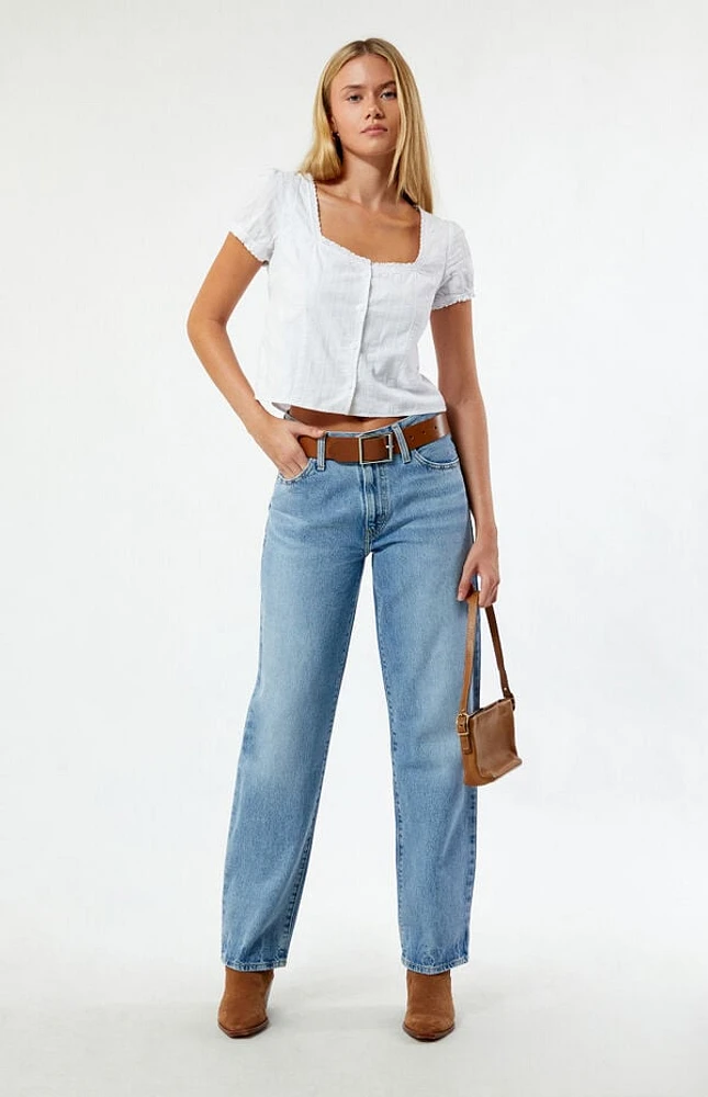 Levi's Light Indigo Riveting '94 Baggy Jeans