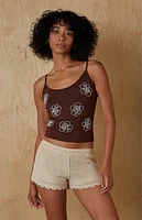 Your Favorite Mia Floral Beaded Cami Top
