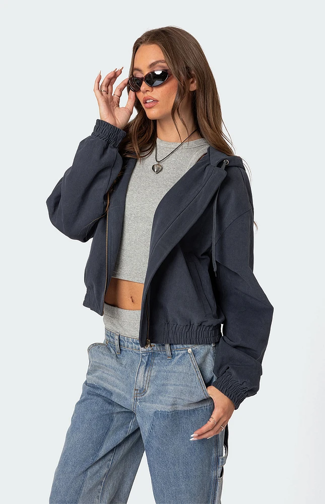 Milly Oversized Cropped Jacket