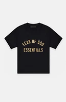 Fear of God Essentials Women's Black Tri-Blend Crew Neck T-Shirt