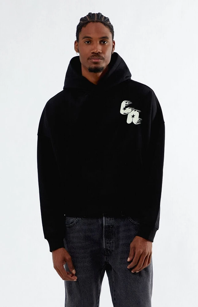 PacSun Fiery LA Cropped Hoodie