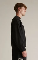 Fear of God Essentials Black Heavy Crew Neck Sweatshirt