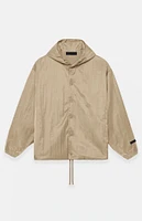 Fear of God Essentials Desert Sand Textured Nylon Hooded Jacket