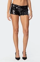 Edikted Sephira Sequin Micro Shorts