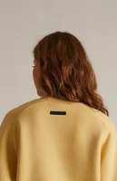 Fear of God Essentials Women's Amber Fleece Cropped Crew Neck Sweatshirt