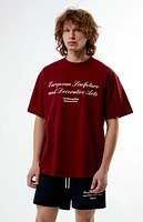 The Met x PacSun Burgundy ESDA T-Shirt