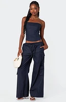 Edikted Bristol Linen Look Corset