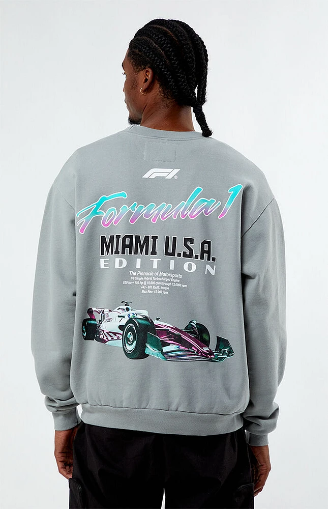 Formula 1 x PacSun Miami Grand Prix Crew Neck Sweatshirt