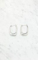 John Galt Rectangle Hoop Earrings