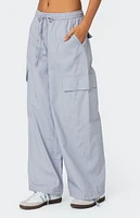 Edikted Phoenix Linen Look Cargo Pants