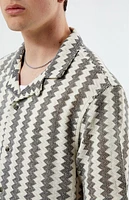 Pacsun Chevron Blocked Camp Shirt