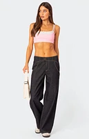 Edikted Gracie Layered Bra Top