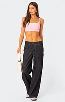 Edikted Gracie Layered Bra Top