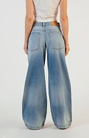 PacSun Sloane Low Rise Ultra Baggy Jeans Light Indigo