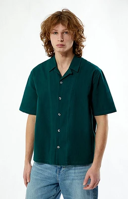 Pacsun Green Arlo Oversized Camp Shirt