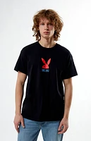 Playboy By PacSun Half Bunny Logo T-Shirt