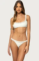 Edikted Enzo Crochet Bralette Bikini Top